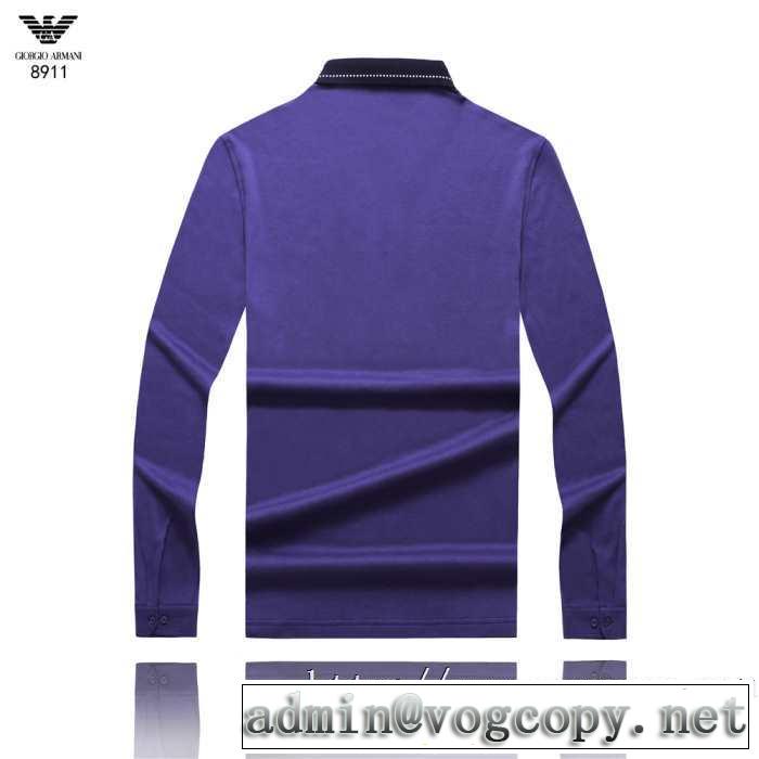 2019秋冬トレンドデザイン アルマーニ ARMANI 長袖Tシャツ 3色可選 今年注目すべき秋冬ファッション