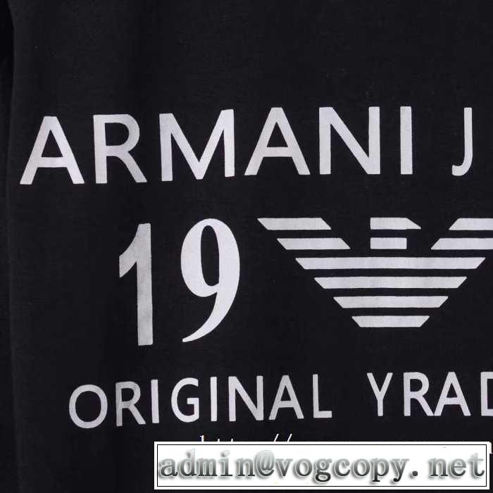 長袖Tシャツ 2色可選 2019秋に注目したい 最新秋冬トレンドをチェック アルマーニ ARMANI