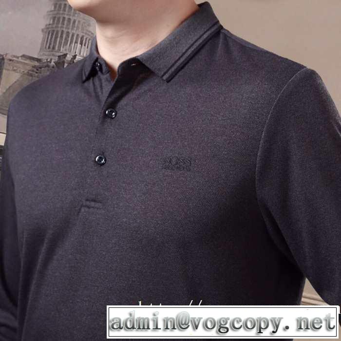 2019トレンドアイテム激安 ヒューゴボス HUGO BOSS 長袖Tシャツ 3色可選 今年注目すべき秋冬ファッション