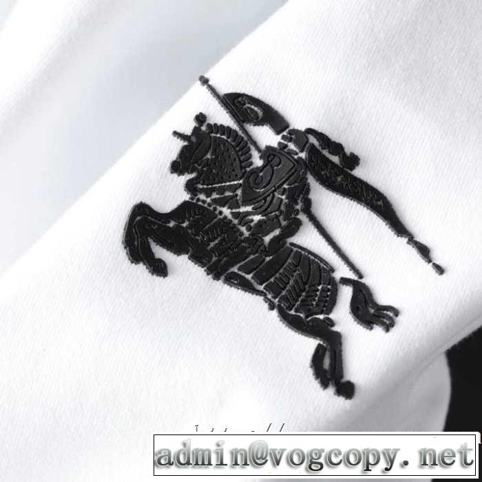 絶対おさえるべきカラーと最新 2019秋冬トレンドデザイン バーバリー BURBERRY 長袖Tシャツ 2色可選
