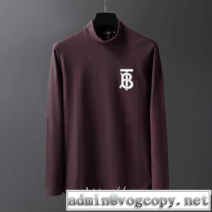 3色可選 長袖Tシャツ 今年注目すべき秋冬ファッション 2019トレンドファッション新品 バーバリー BURBERRY