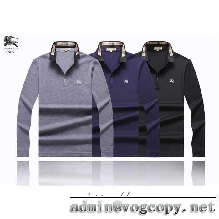 今季トレンド新作はこれ バーバリー BURBERRY 長袖Tシャツ 3色可選 2019秋冬トレンドデザイン