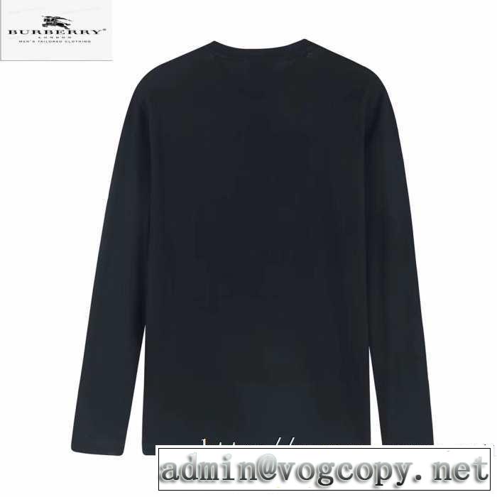 速報！2019年秋ファッショントレンド バーバリー BURBERRY 長袖Tシャツ 3色可選 新作アイテムが今年流