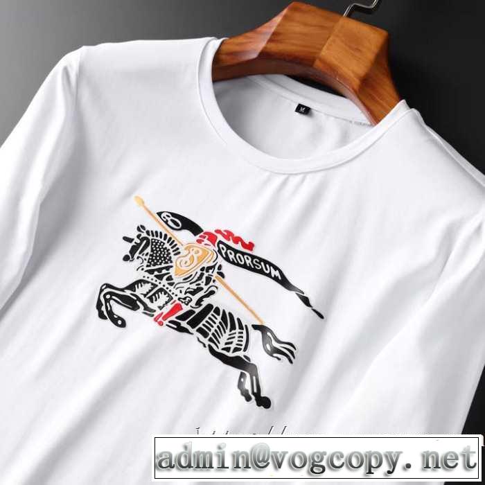 長袖Tシャツ 2色可選 バーバリー BURBERRY 最新秋冬トレンドをチェック 2019-20秋冬取り入れやすい