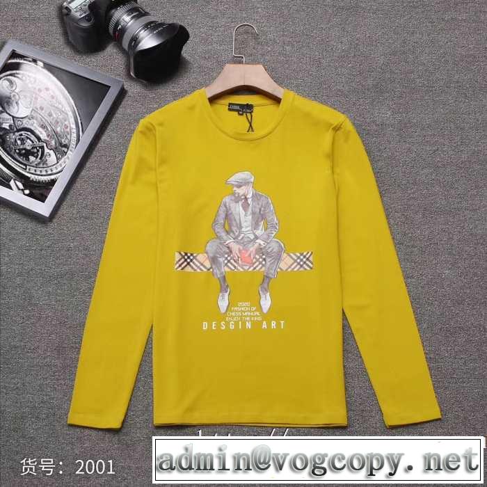 バーバリー BURBERRY 長袖Tシャツ 3色可選 【2019秋冬】今きてる最先端ブランド 今年注目な新品セール