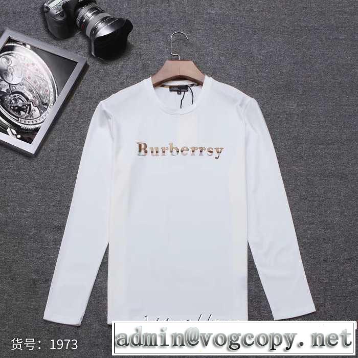2019トレンドアイテム激安 バーバリー BURBERRY 長袖Tシャツ 3色可選 一番おしゃれ秋冬トレンド