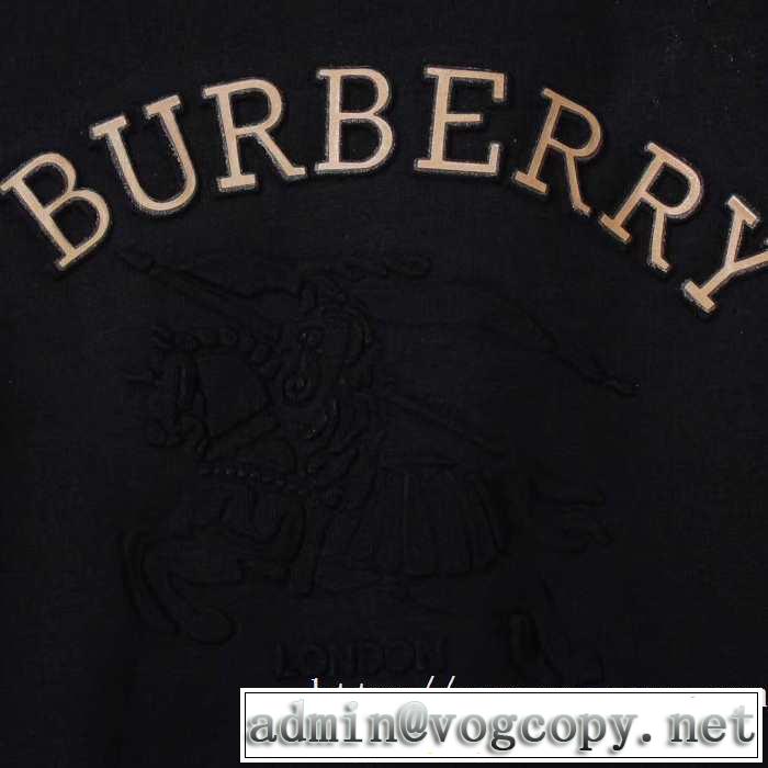 人気ファッション雑誌でも掲載 2019秋冬トレンドアイテム バーバリー BURBERRY 長袖Tシャツ 2色可選