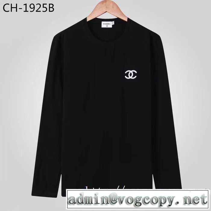 2019-2020秋冬のファッション 今シーズン注目のアイテム CH CH 長袖Tシャツ 2色可選