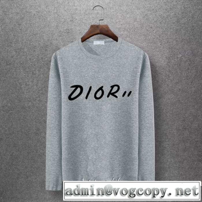 【最新】2019年秋冬のトレンド速報 ディオール DIOR 長袖Tシャツ 4色可選 今年の流行りファション