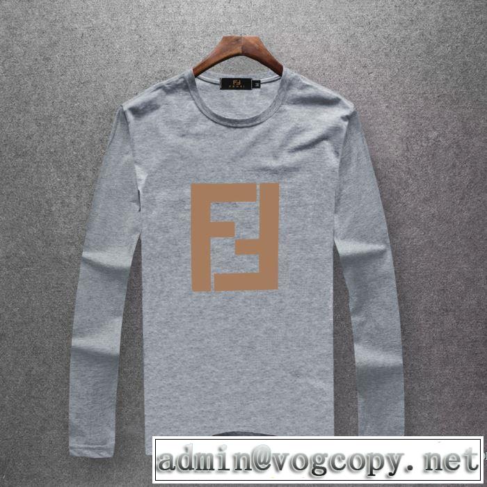 フェンディ FENDI 長袖Tシャツ 4色可選 2019年春夏のトレンドアイテム クラシカルな雰囲気