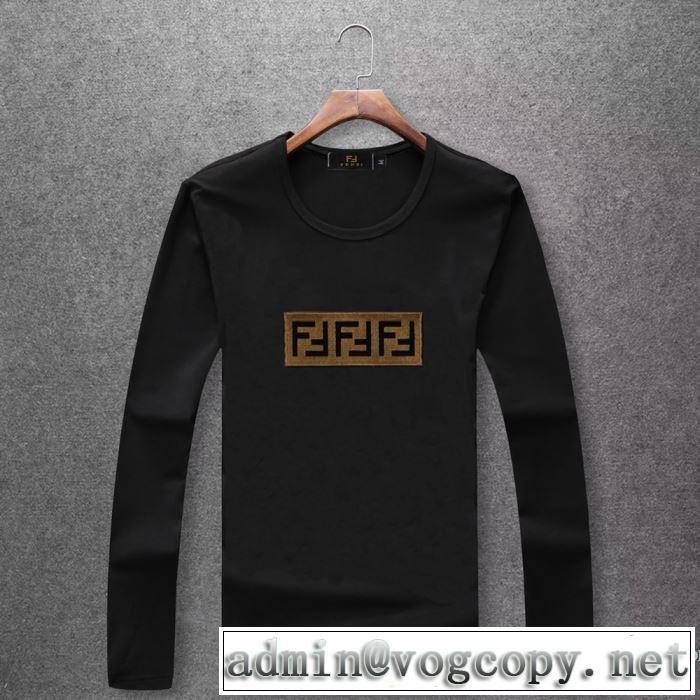 2019春夏人気トレンドアイテム 特に夏は人気アイテム フェンディ FENDI 長袖Tシャツ 4色可選