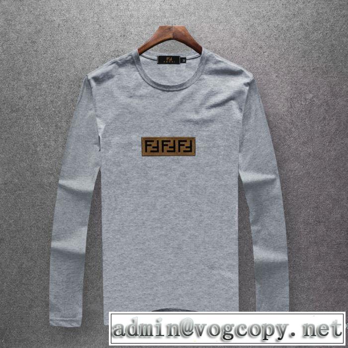 2019春夏人気トレンドアイテム 特に夏は人気アイテム フェンディ FENDI 長袖Tシャツ 4色可選