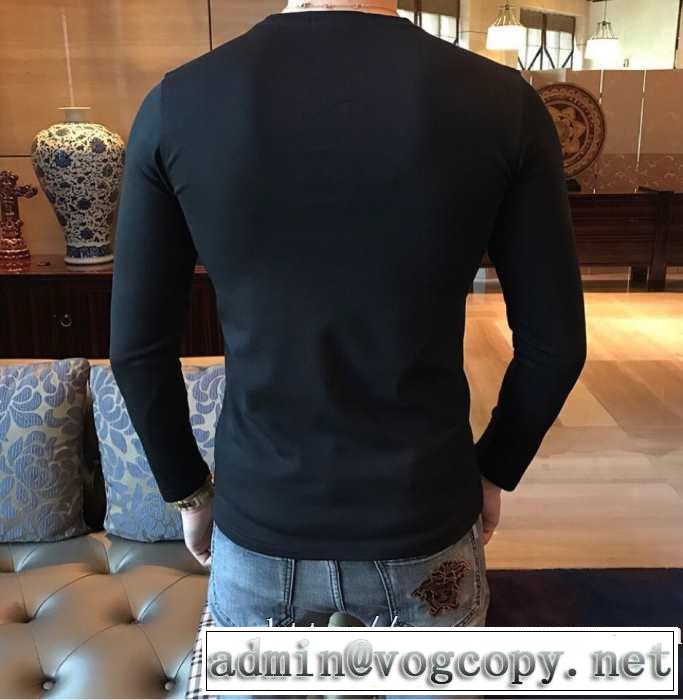 秋冬ファッションコーディネート 最重要！2019秋冬トレンド フェンディ FENDI 長袖Tシャツ 2色可選