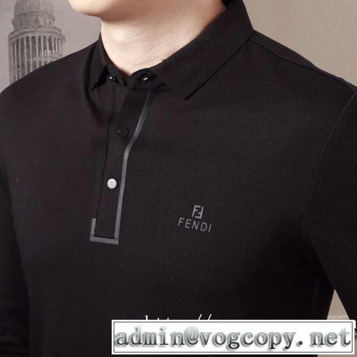長袖Tシャツ 3色可選 おしゃれ感度が高い秋冬トレンド 2019トレンドアイテム激安 フェンディ FENDI