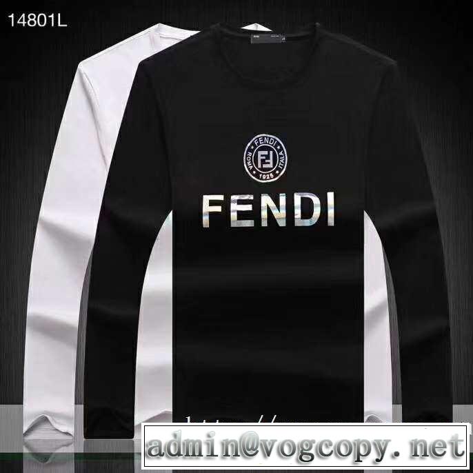 フェンディ FENDI 長袖Tシャツ 2色可選 【2019秋冬】の注目トレンド サイズのよさを感じる新作