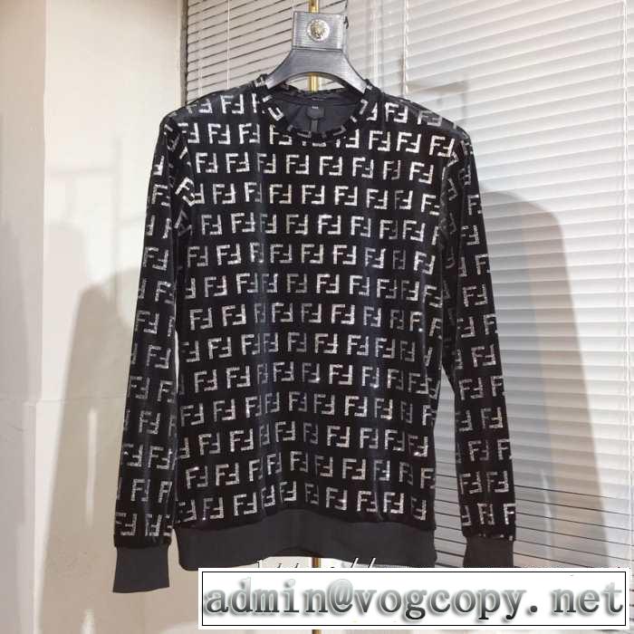 2019-2020秋冬のファッション 今年の秋冬のトレンド激安セール フェンディ FENDI 長袖Tシャツ