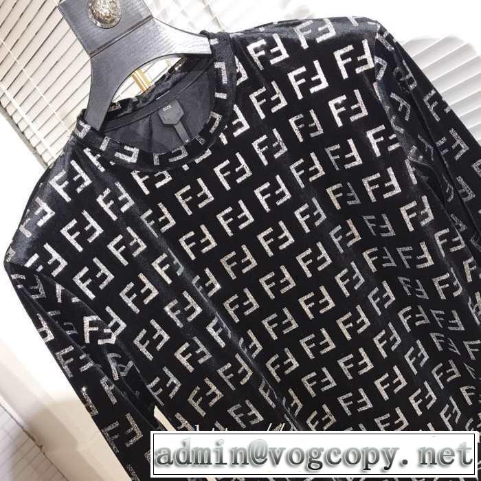 2019-2020秋冬のファッション 今年の秋冬のトレンド激安セール フェンディ FENDI 長袖Tシャツ