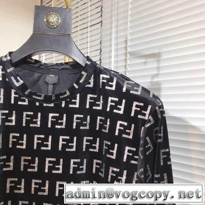 2019-2020秋冬のファッション 今年の秋冬のトレンド激安セール フェンディ FENDI 長袖Tシャツ