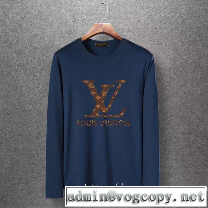 今年の秋冬のトレンド激安セール 2019秋冬最重要アイテム ルイ ヴィトン LOUIS VUITTON 長袖Tシャツ 4色可選