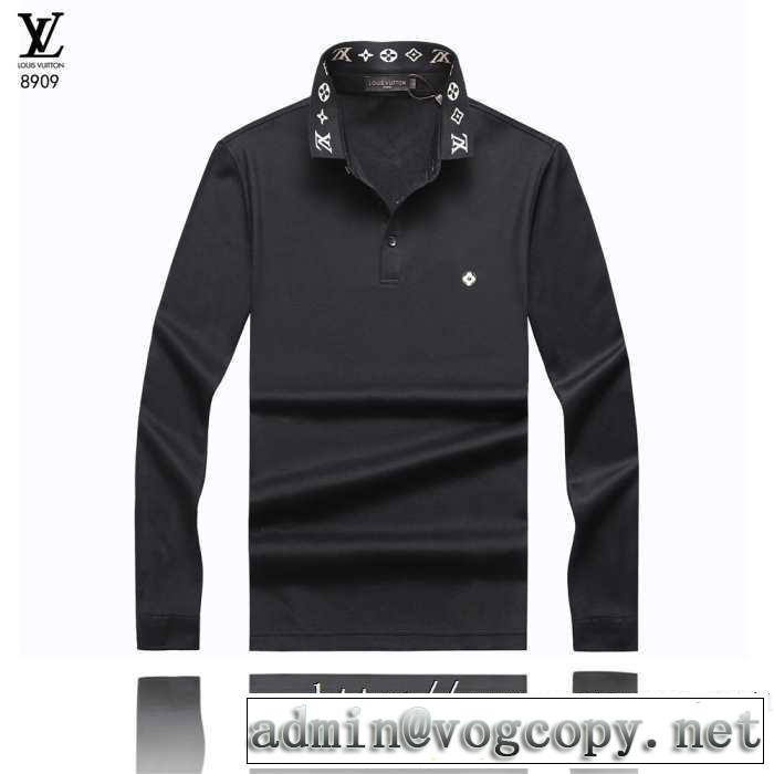 2019-2020秋冬のファッション ルイ ヴィトン LOUIS VUITTON 長袖Tシャツ 3色可選 人気の秋冬新作再登場