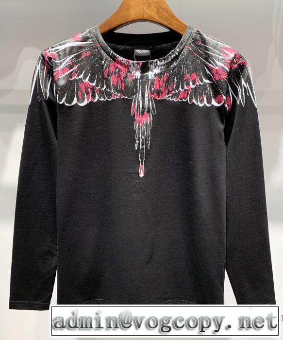 マルセロバーロン Marcelo Burlon 長袖Tシャツ 2色可選 【2019年】夏のファッション 夏先に大活躍する