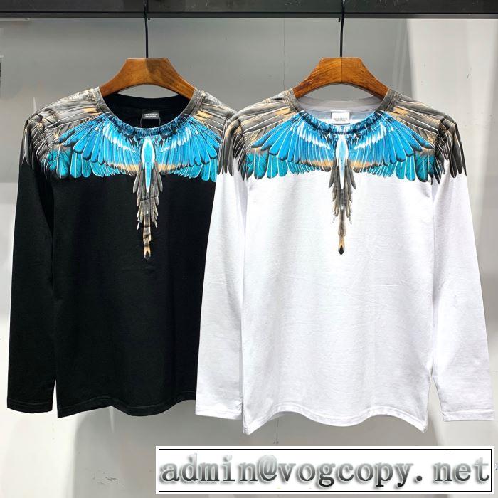 2019春夏トレンドアイテム マルセロバーロン Marcelo Burlon 長袖Tシャツ 2色可選 お洒落トレンド人気