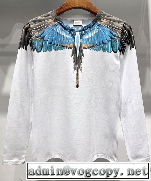 2019春夏トレンドアイテム マルセロバーロン Marcelo Burlon 長袖Tシャツ 2色可選 お洒落トレンド人気