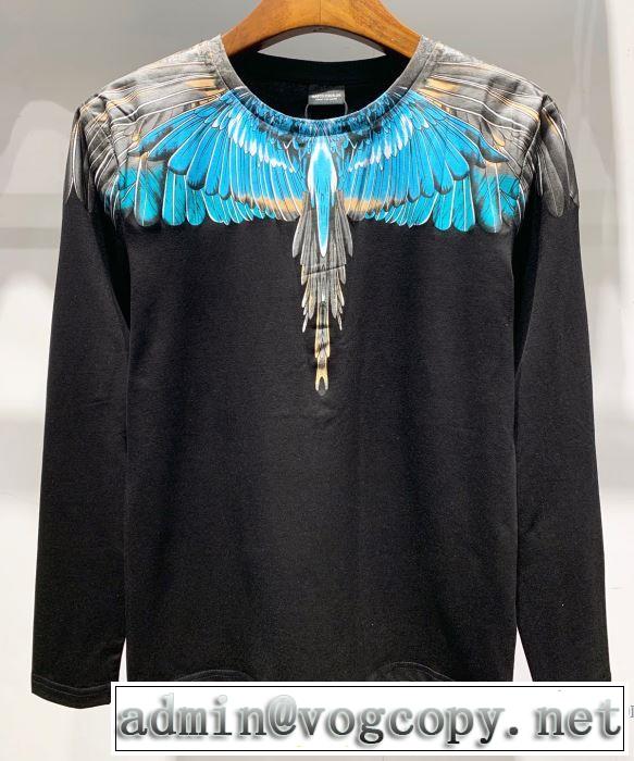 2019春夏トレンドアイテム マルセロバーロン Marcelo Burlon 長袖Tシャツ 2色可選 お洒落トレンド人気