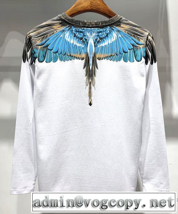 2019春夏トレンドアイテム マルセロバーロン Marcelo Burlon 長袖Tシャツ 2色可選 お洒落トレンド人気