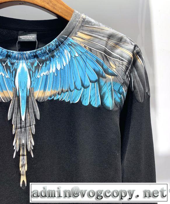 2019春夏トレンドアイテム マルセロバーロン Marcelo Burlon 長袖Tシャツ 2色可選 お洒落トレンド人気