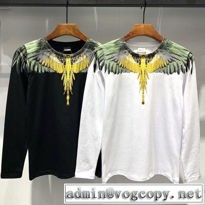 マルセロバーロン Marcelo Burlon 長袖Tシャツ 2色可選 海外セレブは大人気 2019年春夏シーズンの人気