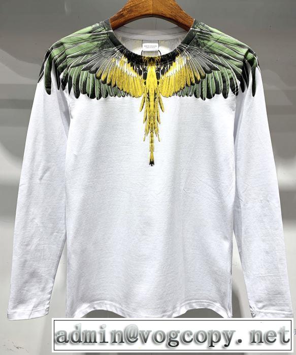 マルセロバーロン Marcelo Burlon 長袖Tシャツ 2色可選 海外セレブは大人気 2019年春夏シーズンの人気