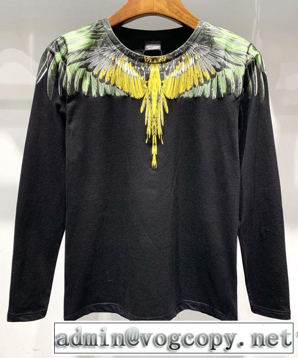 マルセロバーロン Marcelo Burlon 長袖Tシャツ 2色可選 海外セレブは大人気 2019年春夏シーズンの人気