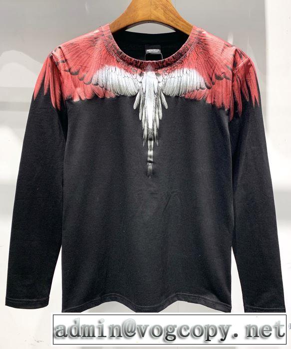 2019春夏のトレンド新商品 春夏らしい爽やかさ マルセロバーロン Marcelo Burlon 長袖Tシャツ 2色可選