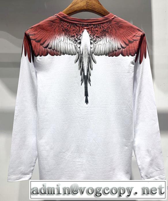 2019春夏のトレンド新商品 春夏らしい爽やかさ マルセロバーロン Marcelo Burlon 長袖Tシャツ 2色可選