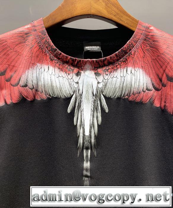 2019春夏のトレンド新商品 春夏らしい爽やかさ マルセロバーロン Marcelo Burlon 長袖Tシャツ 2色可選