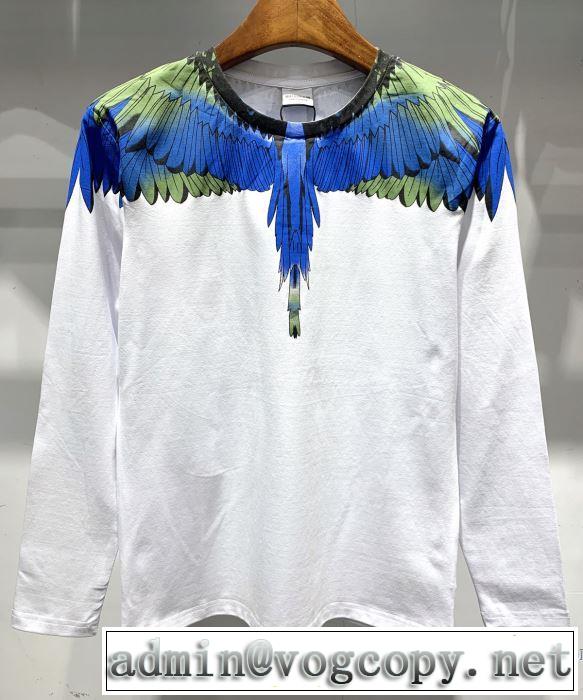 マルセロバーロン Marcelo Burlon 長袖Tシャツ 2色可選 2019夏ファション新品 今季トレンドの限定アイテム
