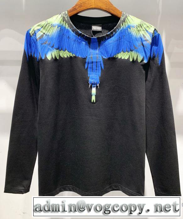 マルセロバーロン Marcelo Burlon 長袖Tシャツ 2色可選 2019夏ファション新品 今季トレンドの限定アイテム
