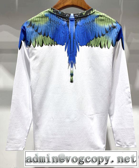 マルセロバーロン Marcelo Burlon 長袖Tシャツ 2色可選 2019夏ファション新品 今季トレンドの限定アイテム