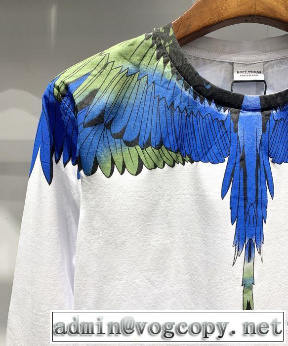 マルセロバーロン Marcelo Burlon 長袖Tシャツ 2色可選 2019夏ファション新品 今季トレンドの限定アイテム