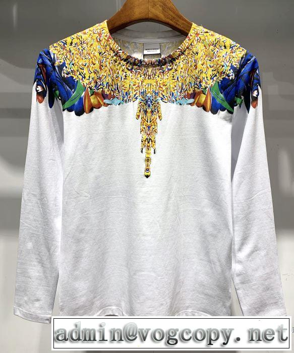 今季のトレンド人気新作 2019春夏の大注目トレンド マルセロバーロン Marcelo Burlon 長袖Tシャツ 2色可選