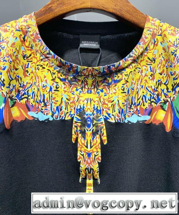 今季のトレンド人気新作 2019春夏の大注目トレンド マルセロバーロン Marcelo Burlon 長袖Tシャツ 2色可選