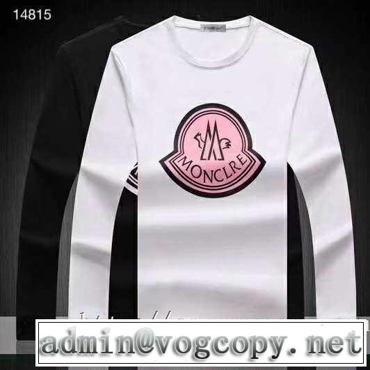 2019秋冬トレンドデザイン 秋冬ファッションコーディネート モンクレール MONCLER 長袖Tシャツ 2色可選