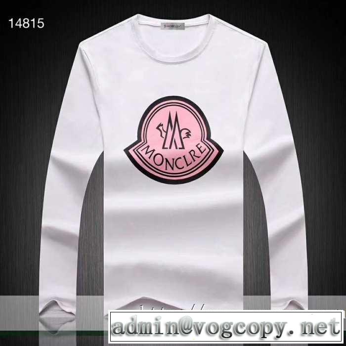 2019秋冬トレンドデザイン 秋冬ファッションコーディネート モンクレール MONCLER 長袖Tシャツ 2色可選
