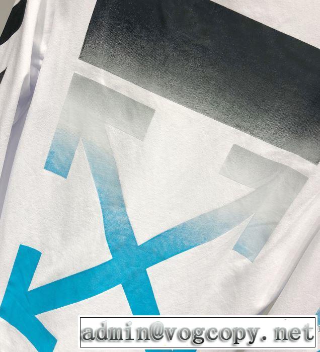 2019春夏のトレンド新商品 暑い今こそ活躍させたい！ Off-White オフホワイト 長袖Tシャツ 2色可選