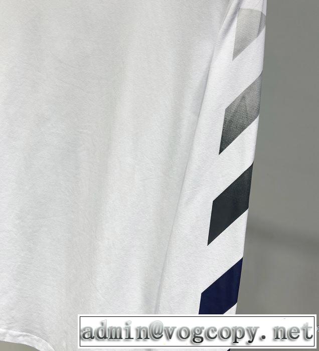今期注目のブランドトレンド Off-White オフホワイト 長袖Tシャツ 2色可選 2019年春夏シーズンの人気