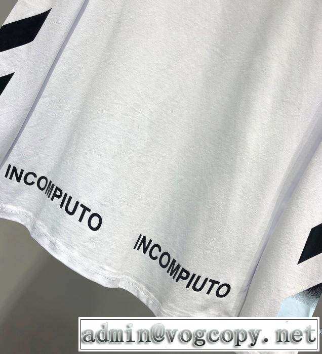 長袖Tシャツ 2色可選 2019春夏トレンドアイテム おしゃれデザインも大人気 Off-White オフホワイト