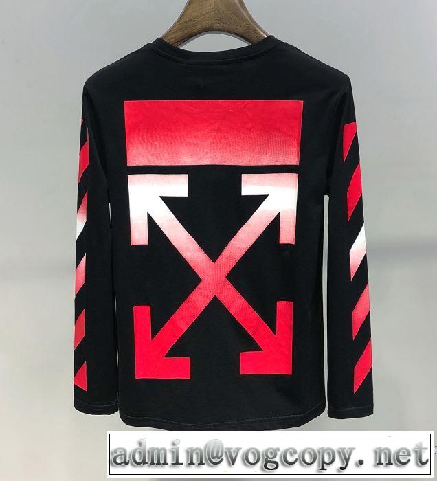 Off-White オフホワイト 長袖Tシャツ 2色可選 2019春夏の大注目トレンド 春夏のトレンドアイテム