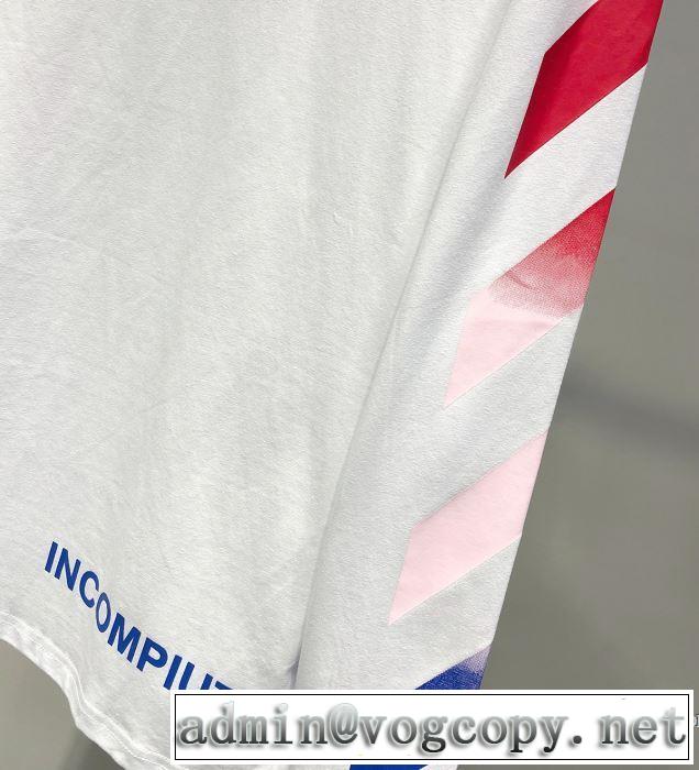 【2019春夏】最新コレクション Off-White オフホワイト 長袖Tシャツ 2色可選 大人の華やかさを演出