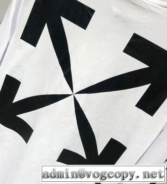 2色可選 長袖Tシャツ Off-White オフホワイト 2019春夏トレンドアイテム まずは定番！人気アイテム